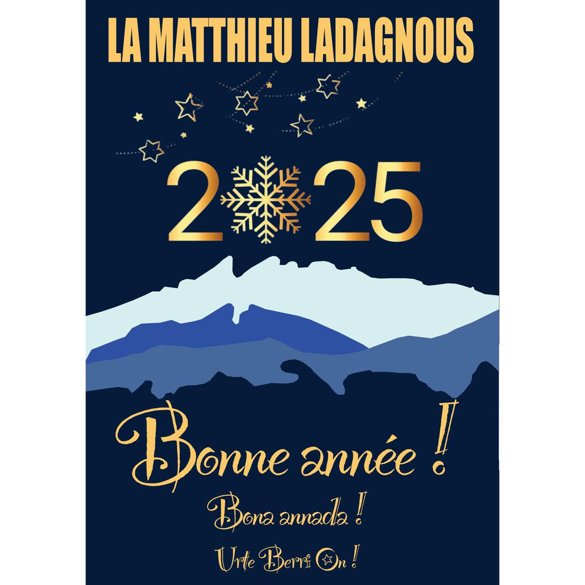 Belle et heureuse nouvelle année à vous et à ceux qui vous sont chers ! 

Nous vous donnons rendez-vous le dimanche 13 juillet à Nay pour un beau moment de sport et de partage.
Inscrivez-vous sur pyreneeschrono.fr/evenement/la-m…