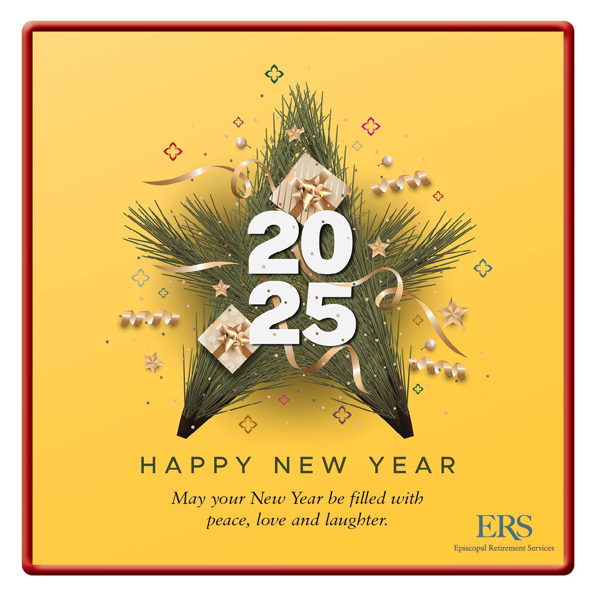 ✨🎉 Happy New Year from Episcopal Retirement Services! Here's to celebrating the start of the new year with reflection, gratitude and excitement for new opportunities to foster connections and enrich lives. Wishing you happiness, health and hope in 2025.
