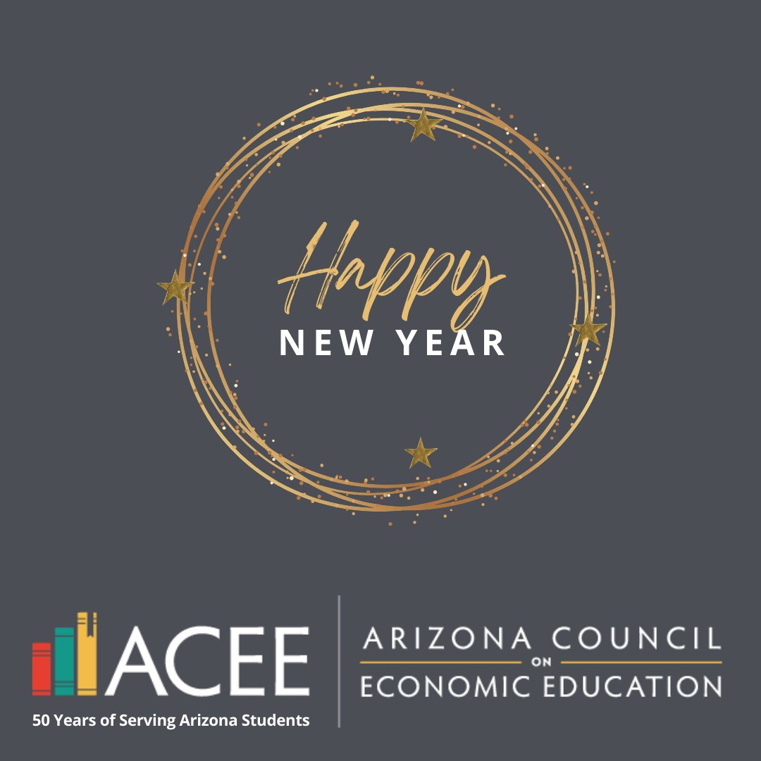Happy New Year! ACEE looks forward to enhancing economic literacy in 2025. Let's embrace new learning opportunities and work towards informed financial decisions and economic empowerment. Wishing everyone a prosperous and enlightening year! #HappyNewYear #EconomicEducation