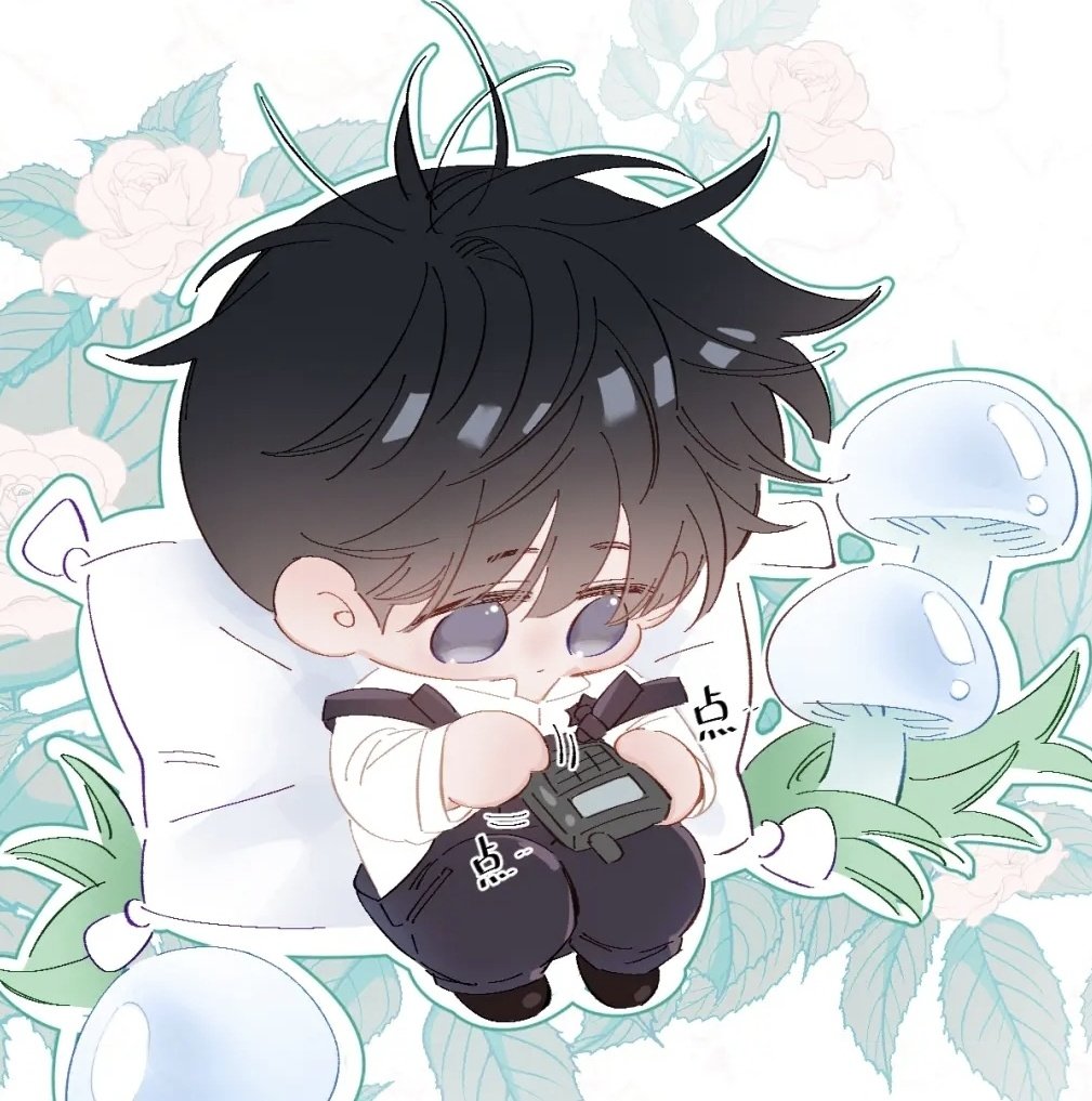 Looks like we won't have another Little Mushroom #小蘑菇 manhua update this coming Saturday.

Main artist Chichi apologizes, saying she'll be taking a [much-needed] rest after her back-to-back activities this week; she still needs to recover from her recurring health issues too.
