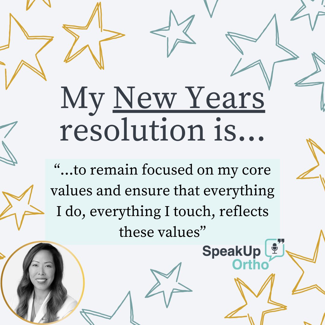 🎉 Happy New Year from SpeakUpOrtho! 🎉 

As we step into 2024, our dedicated board members are excited to share their resolutions and goals for the year ahead. #SpeakUpOrtho