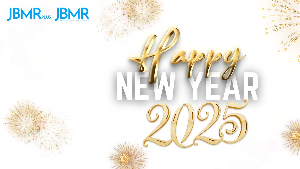 Happy New Year! Thinking about your professional new year’s resolutions? Is “finish manuscript” on the list? Submit to <a href="/JBMRPlus/">JBMRPlus</a> in 2025 for fair and prompt reviews and open communication with the editors. 
All articles are #openaccess &amp; #freetoread
<a href="/ASBMR/">ASBMR</a>
academic.oup.com/jbmrplus