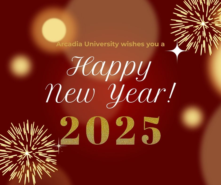 Happy New Year Knights! We cannot wait to see our campus full again with our amazing community! We hope you all continue to enjoy the break and we’ll see you soon!

#NewYear #ArcadiaUniversity