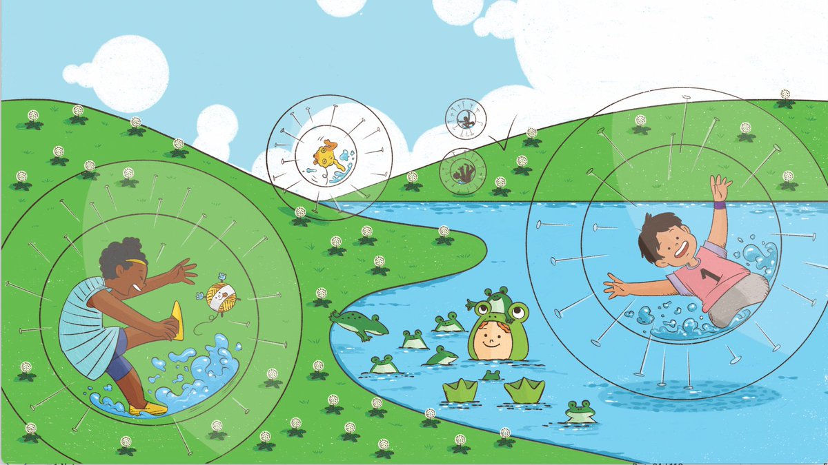 Happy New Year from Kids Can Press! We hope that your 2025 is a ball!

Art from THIS IS HOW A BALL ROLLS, written by Heather Tekavec and illustrated by Suharu Ogawa. On sale this June, THIS IS HOW A BALL ROLLS is available for pre-order now! bit.ly/3BFeWzw