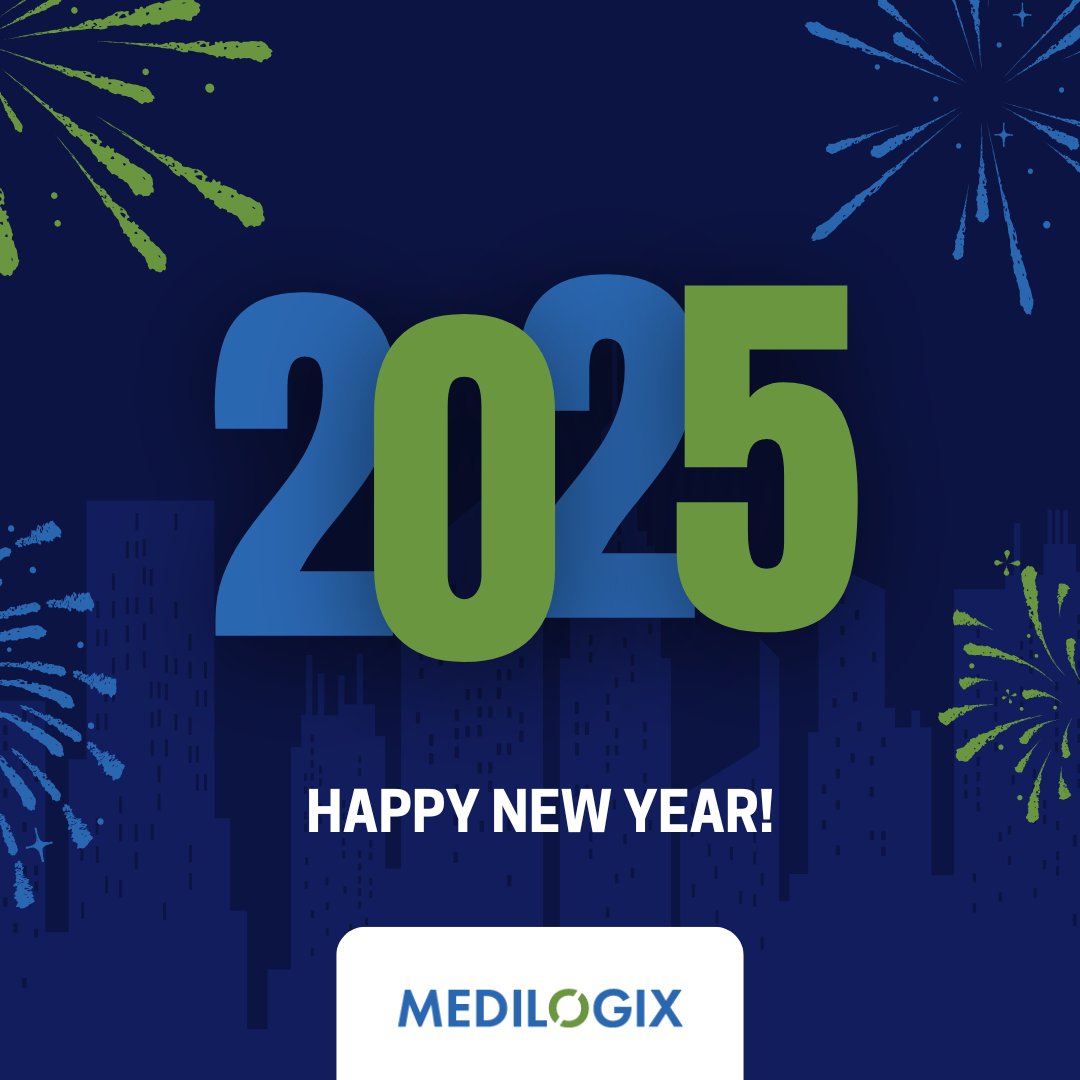MediLogixLLC's tweet photo. Here’s to yesterday’s achievements and tomorrow’s opportunities! #HappyNewYear! #Cheers from all of us at #MEDILOGIX! https://t.co/7Zg8Dp4ewo