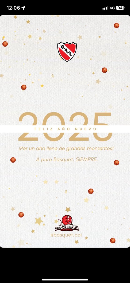 #FelizCumpleIndependiente y feliz2025🏀🏀🏀🏀🏀🏀🏀