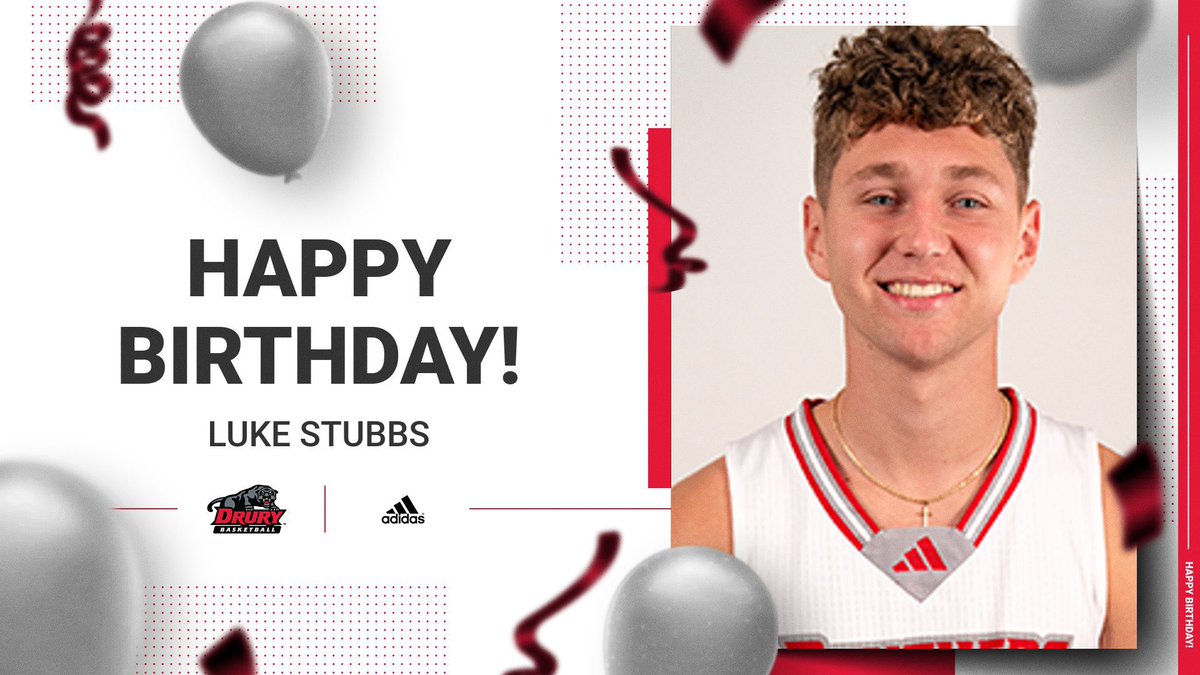 Happy Birthday to Sophomore Guard Luke Stubbs! We hope you have a good day 🙌🏽