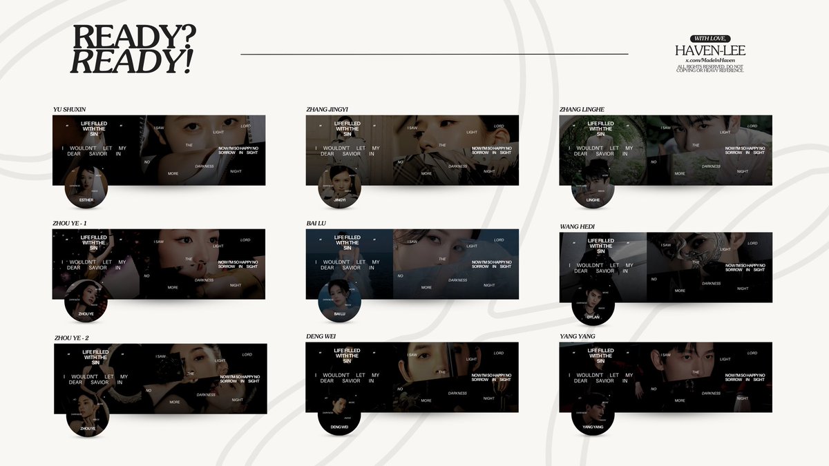 MadelnHaven's tweet image. ⠀ ⠀
Any interaction would be appreciated!

Hi! Haven kembali lagi dengan beberapa layout ready stock edisi Chinese actor/actress. IDR 9.000, FREE RETEXT! Go get yours now. 🤍

#zonaba #zonauang #zonajajan
⠀ ⠀