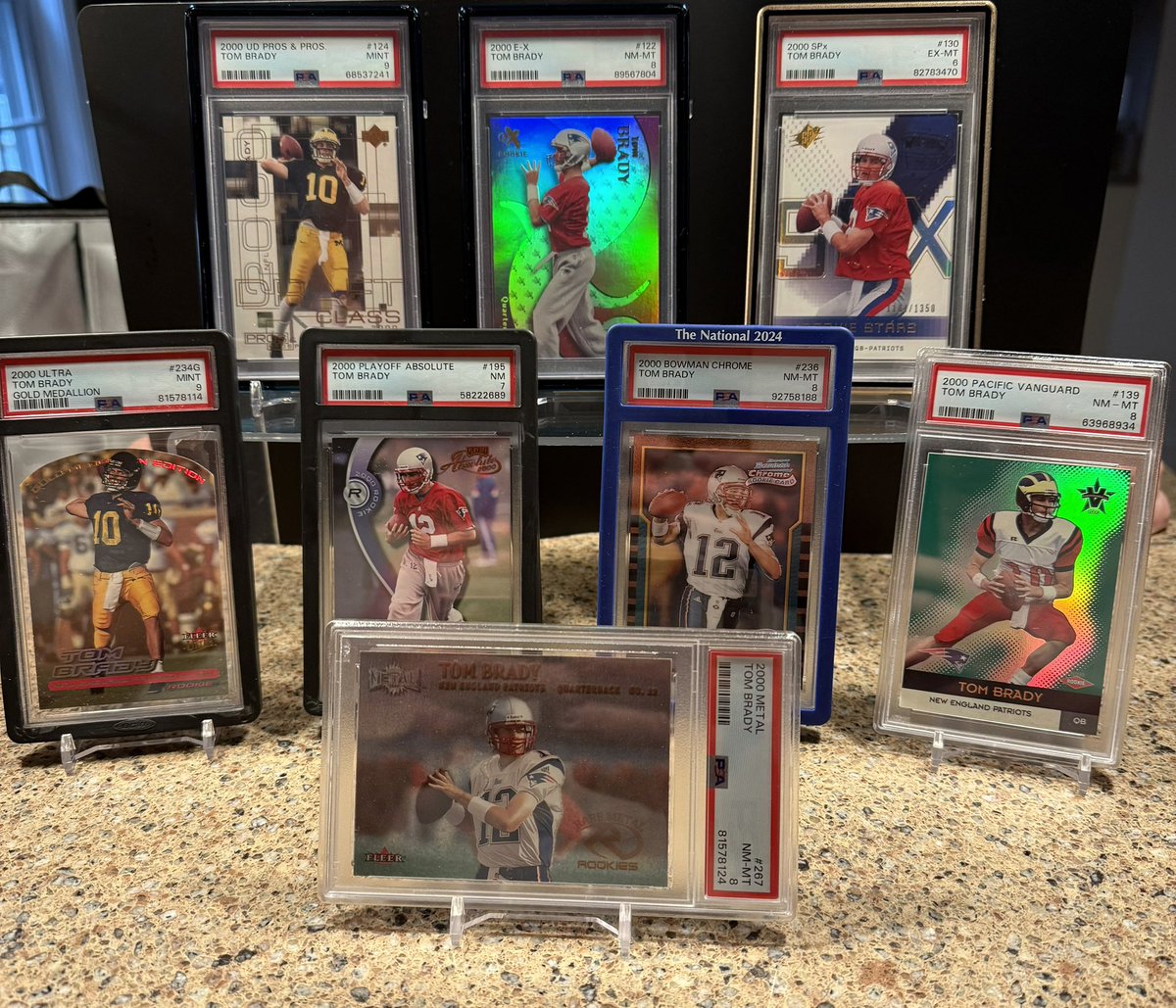John Cove (@kingbrady12) on Twitter photo Here are the 2024 pickups !! Would love to see everyone’s 2024 pickups. In 2024 I concentrated on quality not quantity. In the words of <a href="/midlifecards/">Midlife Cards</a> buy the card not the grade. Wishing everyone luck in collecting in 2025. <a href="/MWalk66/">M W</a> <a href="/JunkWaxHero79/">Junk Wax Hero - Mike</a> <a href="/splendidpodcast/">Splendid Sports</a> <a href="/dacaptain37/">Kevin Randall</a> Here are the 2024 pickups !! Would love to see everyone’s 2024 pickups. In 2024 I concentrated on quality not quantity. In the words of <a href="/midlifecards/">Midlife Cards</a> buy the card not the grade. Wishing everyone luck in collecting in 2025. <a href="/MWalk66/">M W</a> <a href="/JunkWaxHero79/">Junk Wax Hero - Mike</a> <a href="/splendidpodcast/">Splendid Sports</a> <a href="/dacaptain37/">Kevin Randall</a>