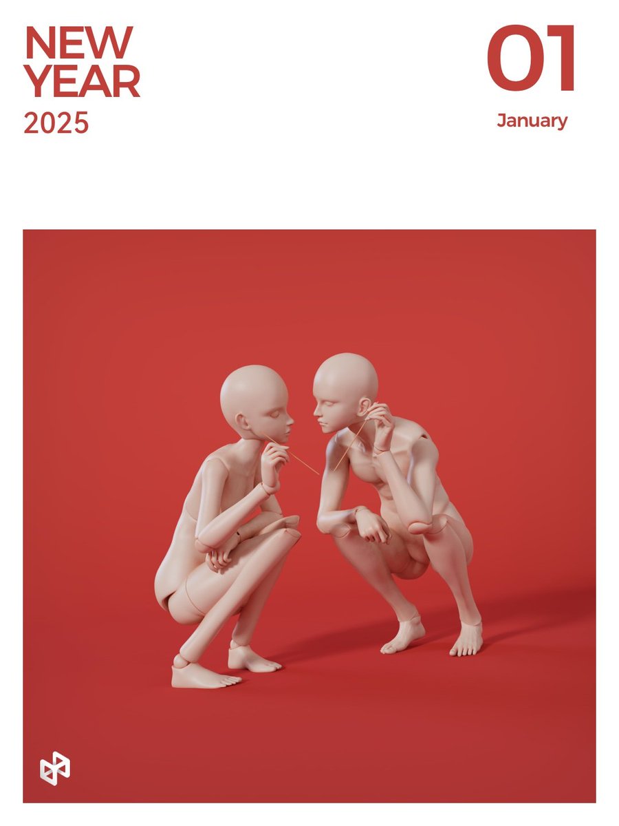 PofiCreate's tweet image. Happy New Year!
Doll:Yulo,Linxi 
#PofiCreate #3DModel