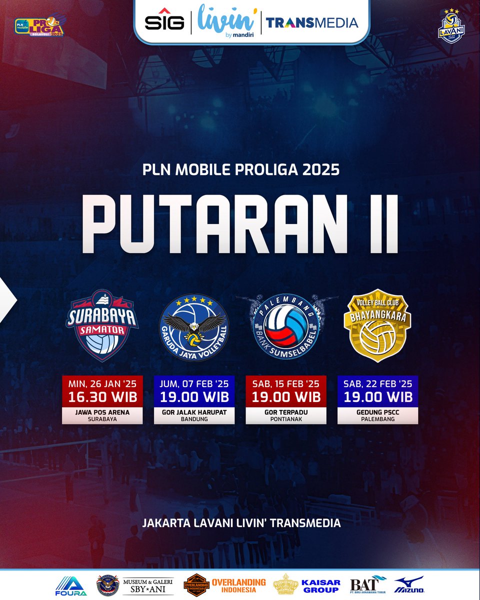 We are ready for Proliga 2025! Aren’t ya? 

#JakartaLavAniLivinTransmedia
#LavAniForever
