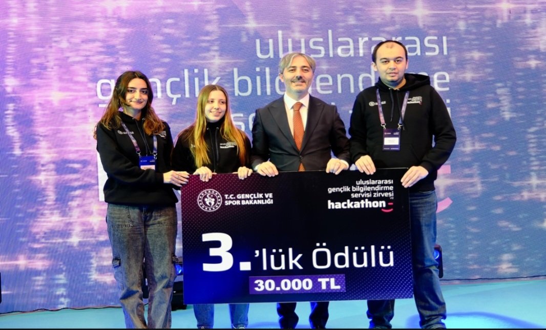 Gençlik ve Spor Bakanlığımızın İstanbul’da düzenlediği “Uluslararası Gençlik Bilgilendirme Servisi Zirvesi Hackathonu”na katılarak Türkiye 3.’sü olan Lisinia Takım üyesi öğrencilerimiz Melissa İpek, İclal Gül ve Şakir Kaya'yı tebrik ediyor, başarılarının devamını diliyorum.
#maku