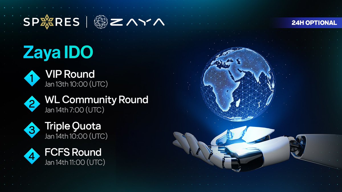 Happy New Year Zayans 👨‍⚕️! 

2025 is here, but in DeSci, we never stop building . We’re thrilled to announce ZayaAI’s IDO launch on Spores Launchpad!

Empowering pathologists with AI to fight cancer &amp; promote healthy living.

1️⃣ Token Details
✅ Symbol: $ZAI
✅ Token Price: $0.2
