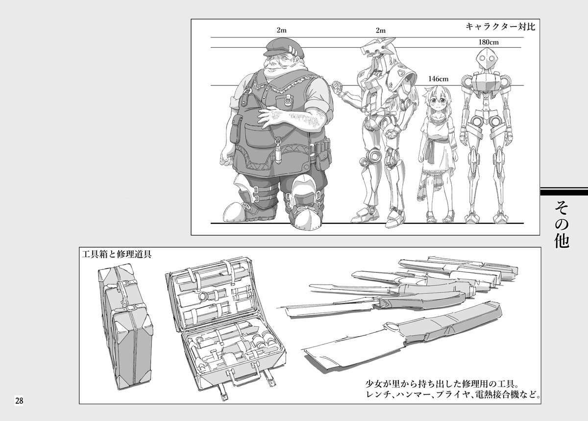 @Nagori_Miren おととし前に出した設定集(絶版)にある資料ならありますが、pixivにはないのでここに添付しておきますね・・・ 