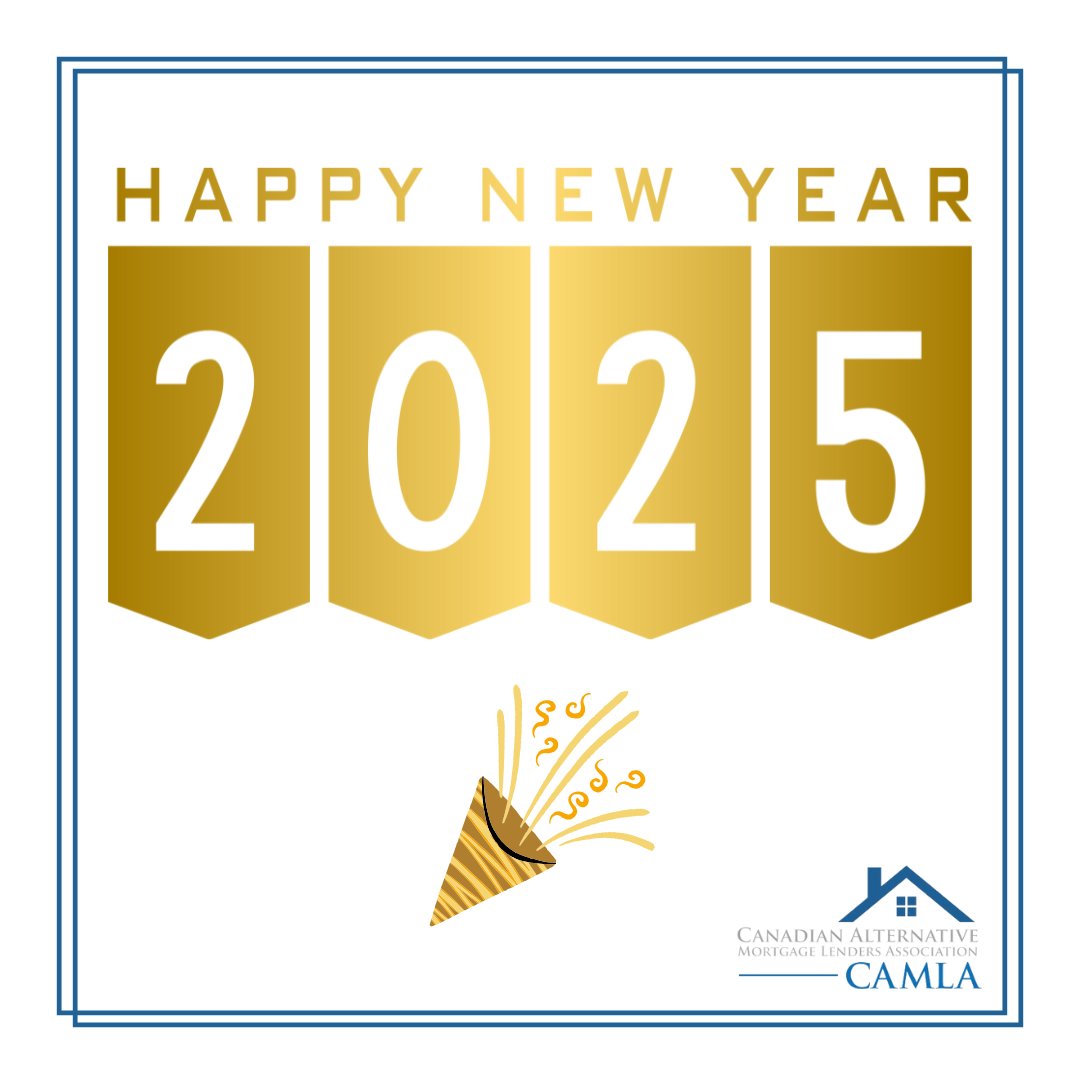 Happy New Year to our incredible members, sponsors and volunteers! We’re looking forward to an amazing 2025 together and adding even more value to your business.

May you have health, happiness and success in this new year! 🎉🥂
#newyear #happynewyear #realestate #mortgage #CAMLA