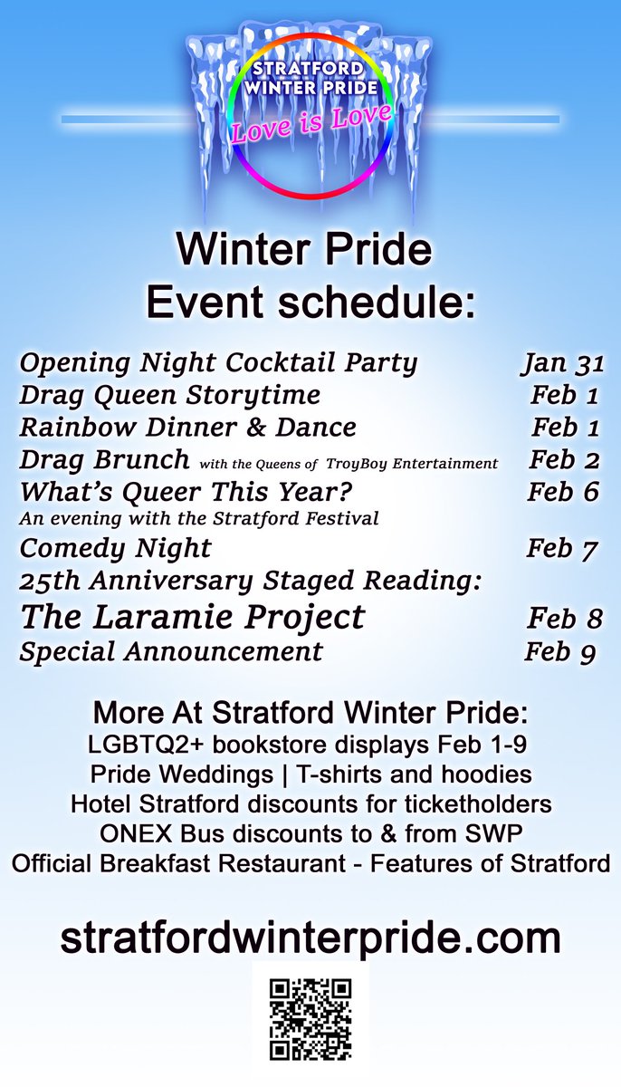 Good News!
We're holding all ticket prices at pre-Christmas levels.
And there are tickets for all events.

Remember please, our Saturday night rainbow fancy dress dinner requires bookings by Jan 11 -- just 10 days away!

Happy New Year!
