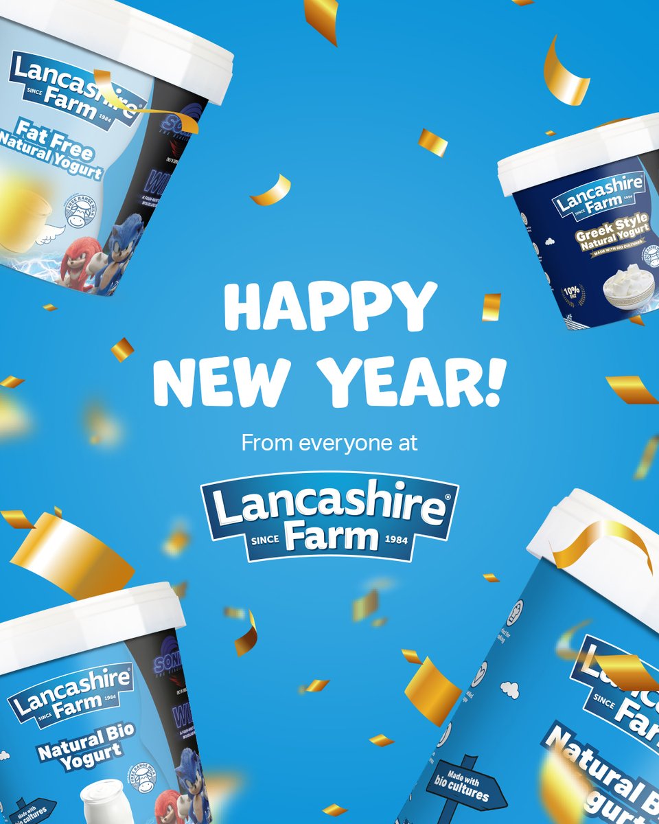 ✨ Happy New Year from everyone at Lancashire Farm! ✨

As we step into 2025, we want to thank you for your continued support and love for our yogurt. 

Let’s make this year as smooth and satisfying as a spoonful of Lancashire Farm yogurt! 🥄