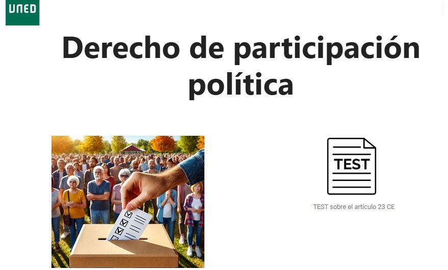 📚 MATERIALES DOCENTES

Derechos de participación política

👉 por Ana Caparrós Gadea

Acceso: blogs.uned.es/derechoyconsti…