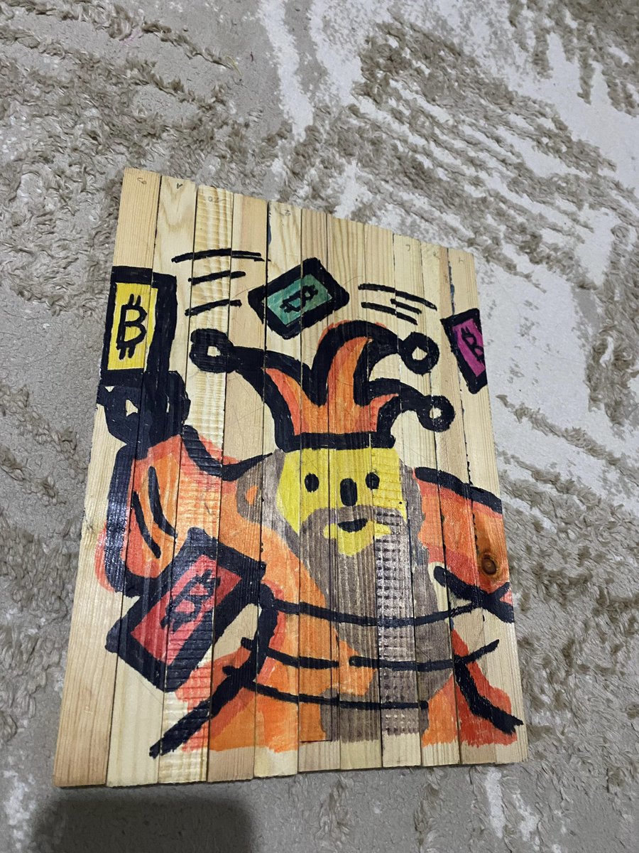 its_me_joyboy_'s tweet photo. โจ๐งโโ๏ธ A painting of two different paintings drawn with love, art and creativity is a gift from me to @bitcoinwizardry ! ๐จ๐ Hope this brings some enchantment to the community! ๐ซ๐ฅ #NFT #BitcoinWizardry @Mavensbot https://t.co/9fMyXrhqU7