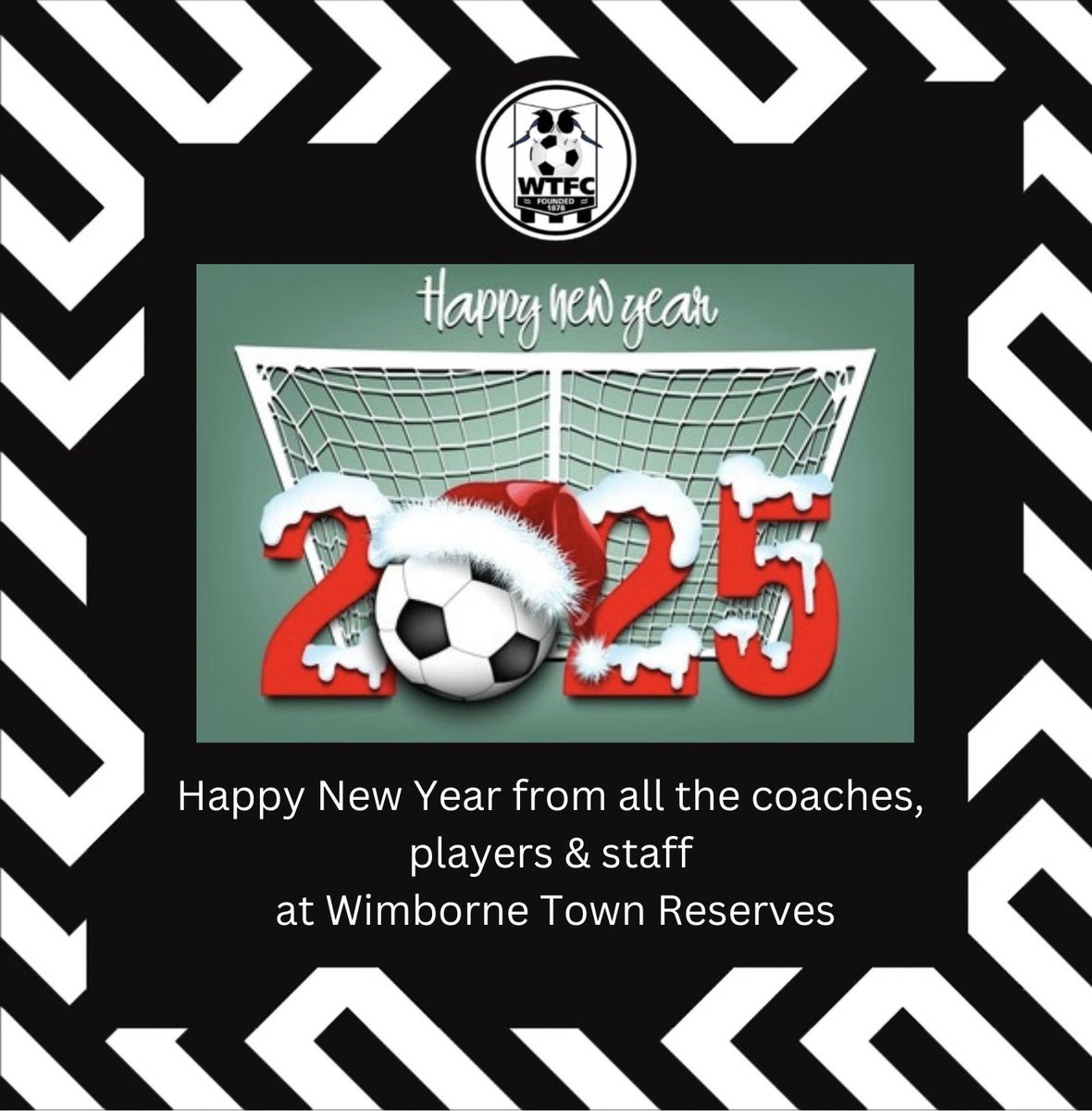 Wishing you all a Happy and Prosperous New Year from all at Wimborne Town FC Reserves! ⚽️

#upthemagpies