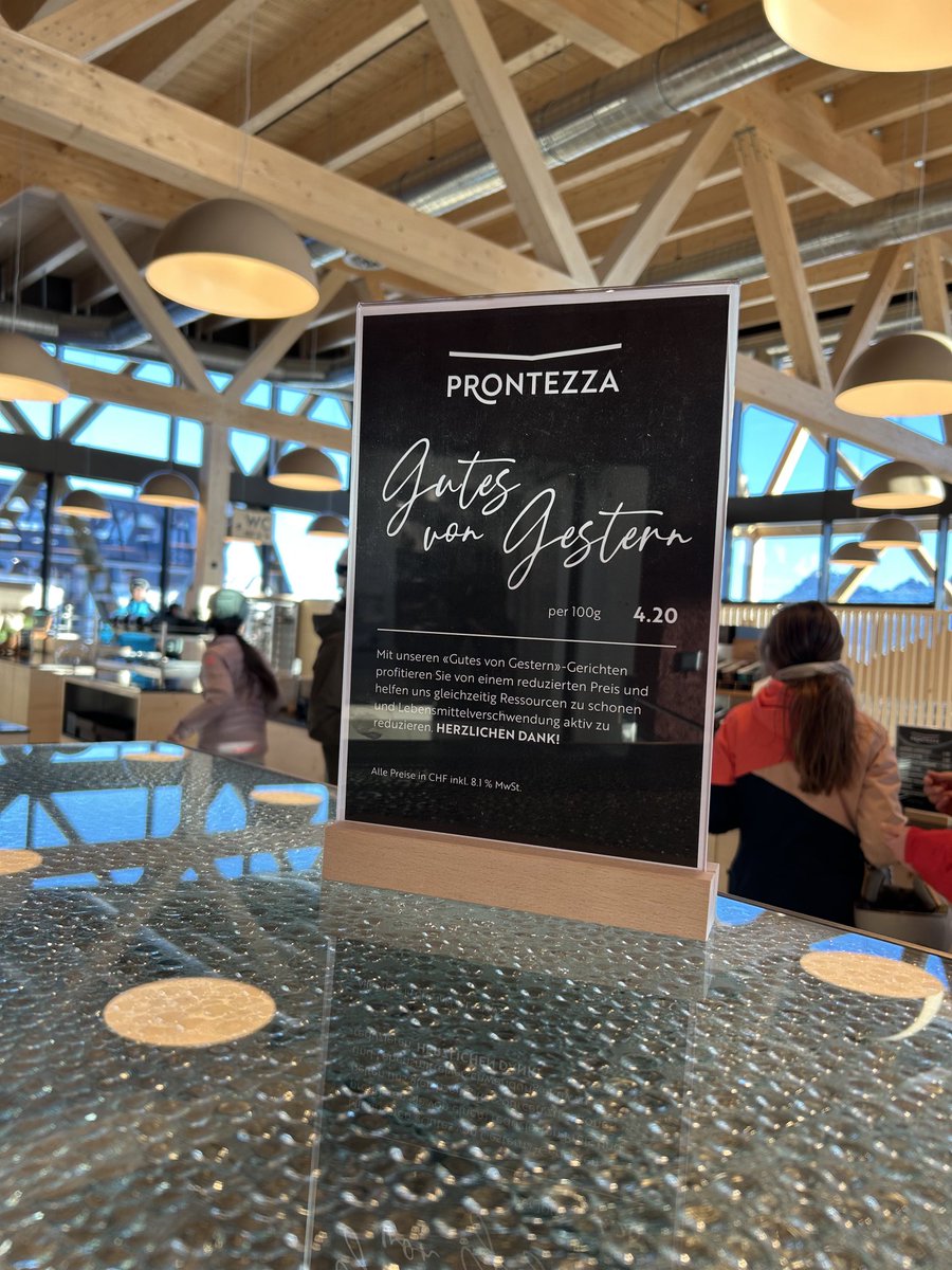 Ein Mini-Beitrag zur Vermeidung von foodwaste im energieintensiven Ski-Massentourismus…