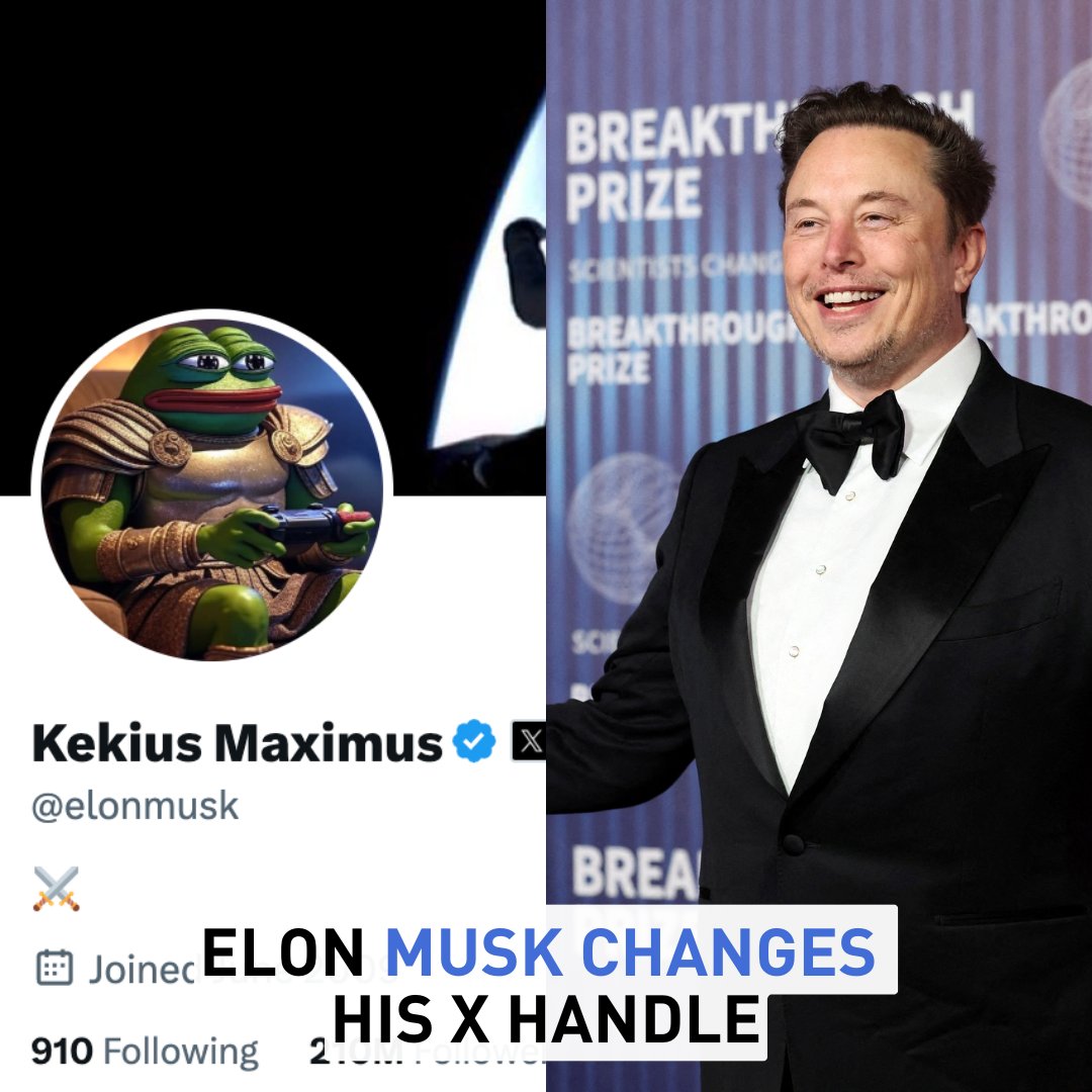 Elon Musk has changed his name on X to Kekius Maximus, causing speculation  about its meaning. The name has a connection with a type of cryptocurrency  and with the far-right movement. #elonmusk #