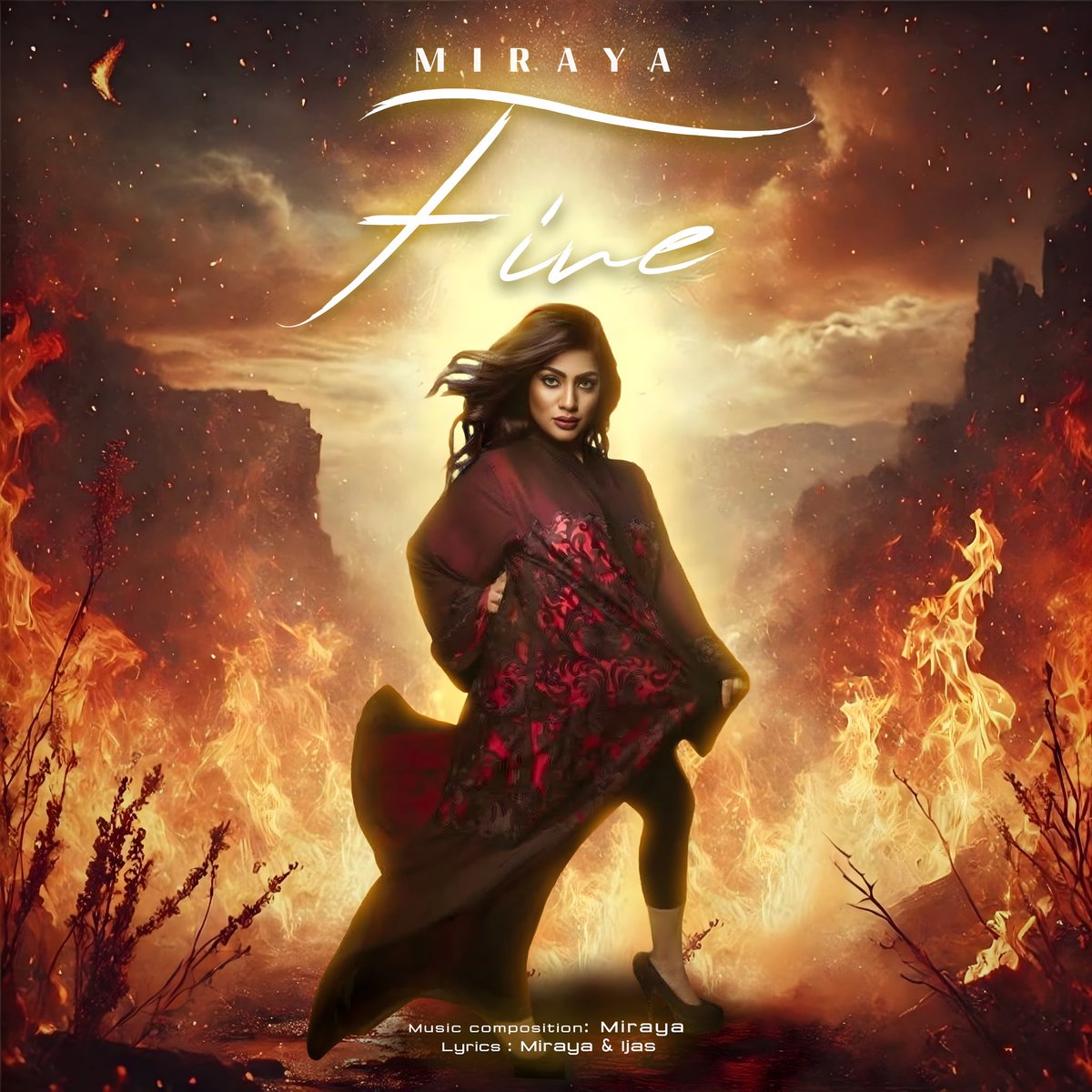 Mirayavarma's tweet photo. 🔥FIRE
This New Year,Im setting the tone with a song that’s not just music but a movement. It’s a tribute to generations of women
2025 is ours.Let’s own it.
To every woman,who has faced the impossible and kept going,this is your anthem. 
The fire is within YOU💥 
With love
Miraya https://t.co/u7cdy7JpuA