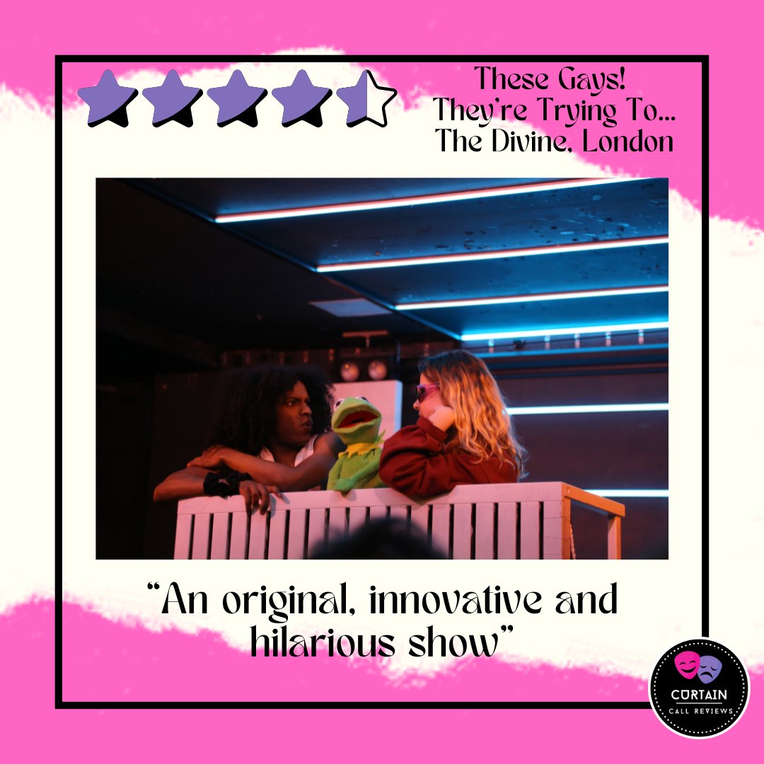 🎭REVIEW🎭 - "An original, innovative and hilarious show"
Read Mike's review of 'These Gays! They're Trying To...' at The Divine here:
curtaincallreviews.co.uk/these-gays-the…