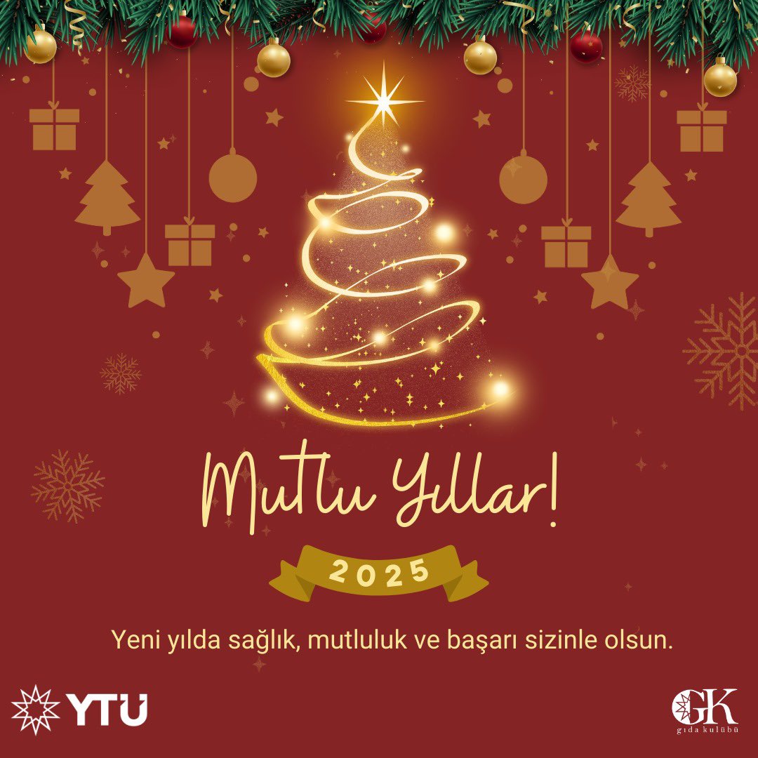 Hoş geldin 2025!🎄
Gıda Kulübü olarak yeni yılınızı en içten dileklerimizle kutlarız.❤️
Sağlıklı, mutlu ve  başarılı bir yıl dileriz.🙌🏻

#HOSGELDİN2025 #MutluYıllar