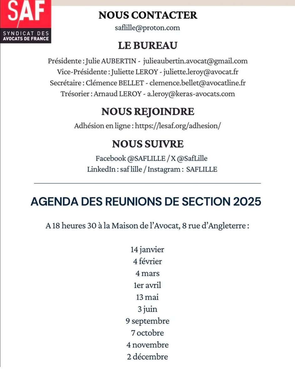 Une excellente année à toutes et à tous ! 

En 2025, toujours là ! ✊