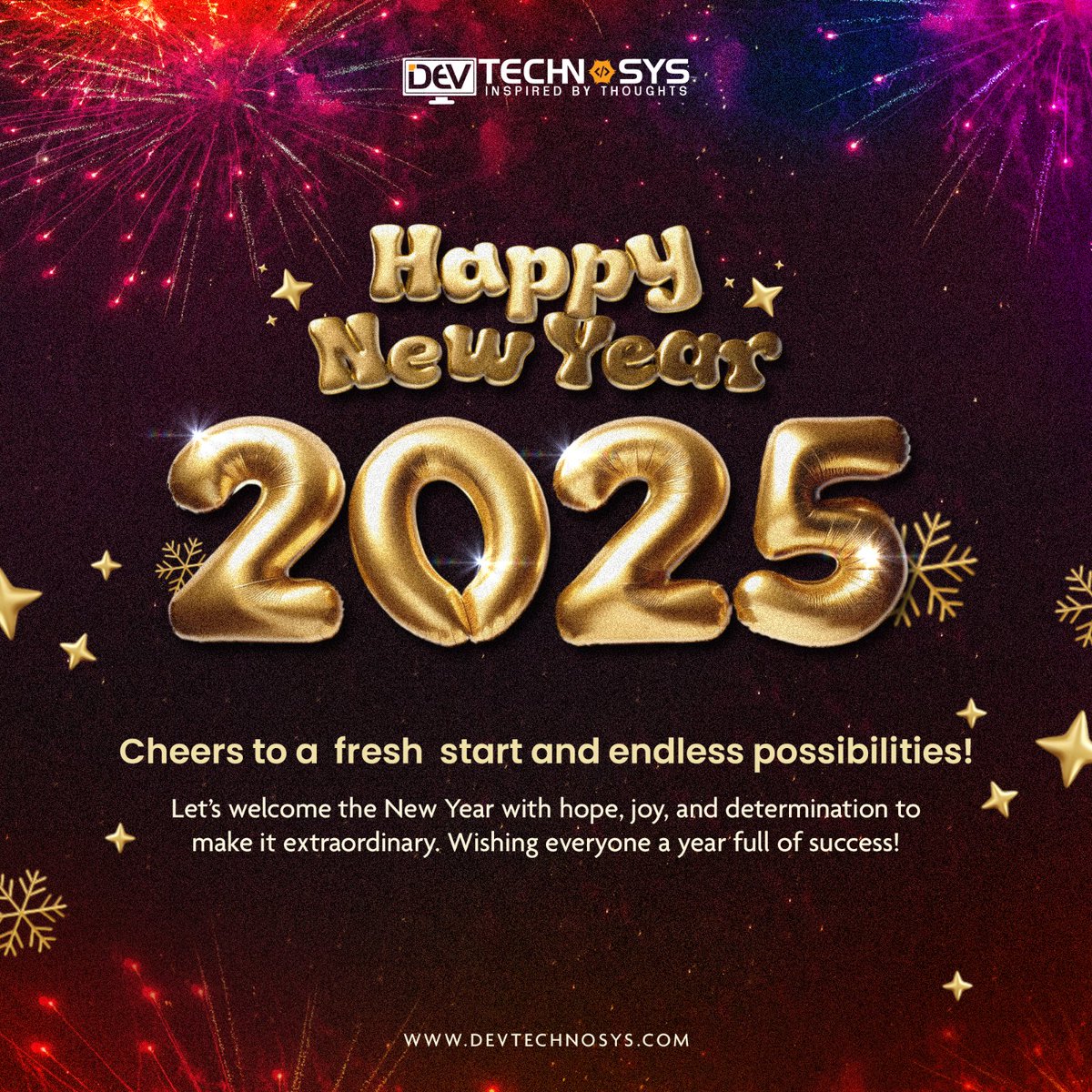 DevTechnosys's tweet image. Cheers to innovation, growth, and success in the New Year! 🌟 Let’s continue building transformative solutions together. Dev Technosys wishes you a prosperous and tech-filled 2024! 🎉
#HappyNewYear2025 #DevTechnosys #Innovation #TechSolutions