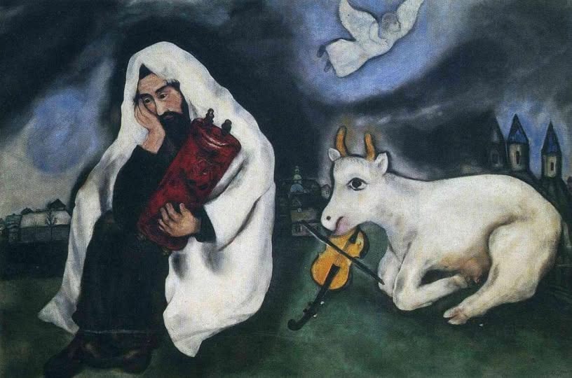 Si  toute vie va inévitablement vers sa fin, nous devons durant la nôtre,  la colorier avec nos couleurs d'amour et d'espoir. J'ai choisi la  peinture parce qu'elle m'était autant nécessaire que la nourriture #Chagall #peinture #surreal #Bielorrusia #poetry