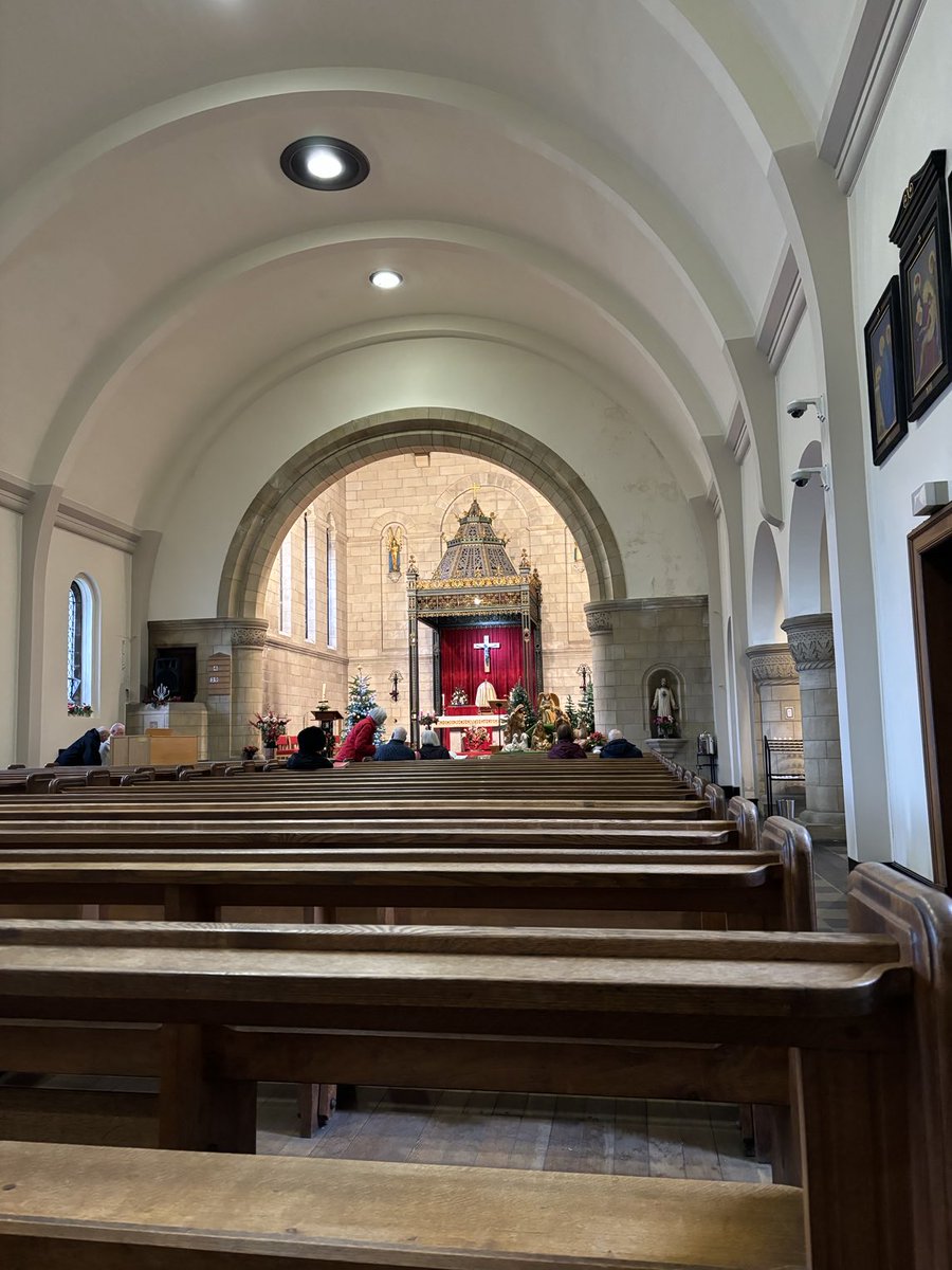 Nice way to start the New Year, St Mary’s Fort William 🙏