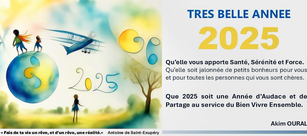 Je vous souhaite une très belle Année 2025 !!!