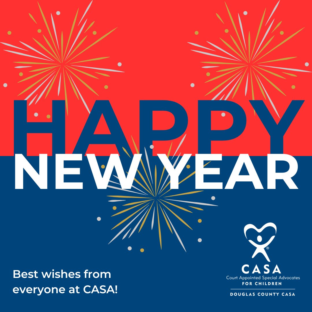 In 2025 we are committed to working together to ensure that every child in Douglas County receives the advocacy they deserve. Here’s to a new year filled with impact, connection, and hope! With best wishes from everyone at CASA.