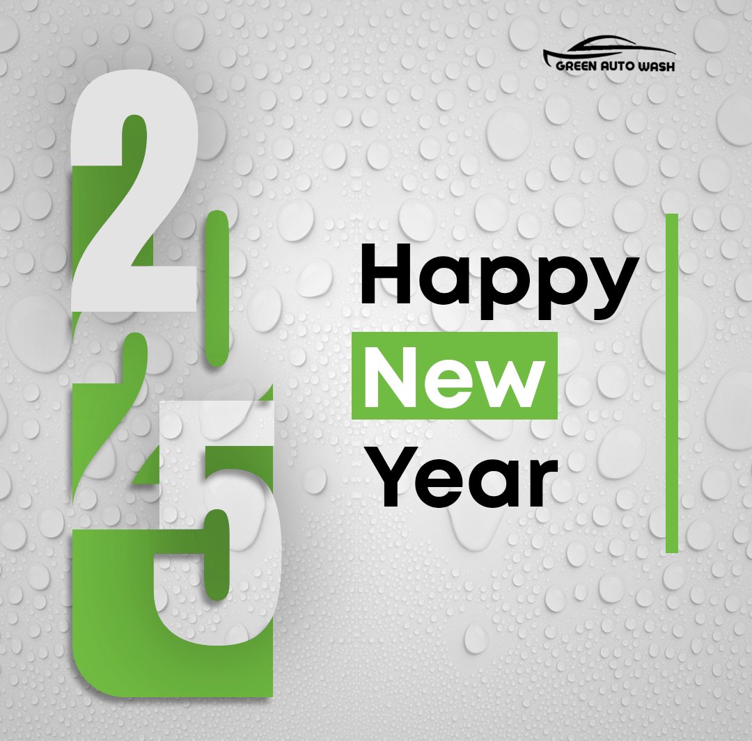 Happy New Year from Green Wash! We’re grateful for your commitment to eco-friendly car care. Wishing you a sparkling and sustainable 2025! 

 #GreenWash #NewYear2025