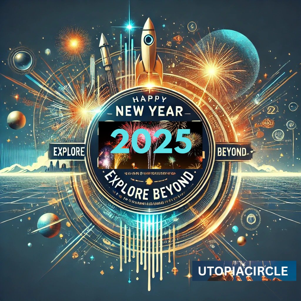 utopiacircle's tweet image. 🎆 Happy New Year 2025! 🎆 As we step into a new year, we remain committed to exploring beyond the boundaries of knowledge and innovation. Thank you for being part of our journey in 2024. Here's to a 2025 filled with discovery, growth, and inspiration #HappyNewYear #ExploreBeyond