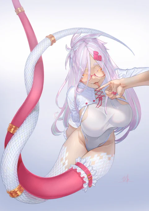 鱗も一枚一枚描いてるから見てもろて(`、3_ヽ)_ 