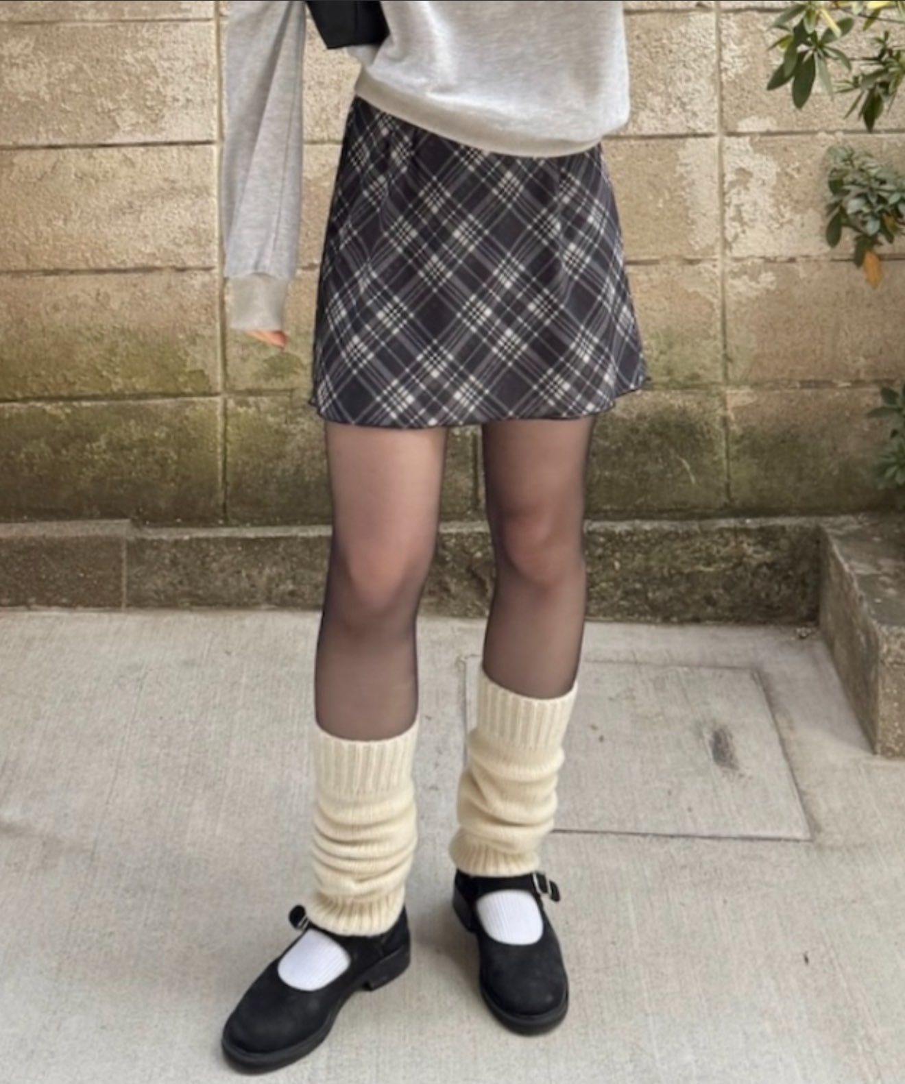 giunon ジウノン じゃ ミディプリーツスカート グレー
