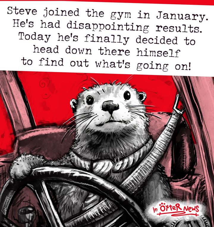 In_Otter_News2's tweet image. Steve is trying his best....