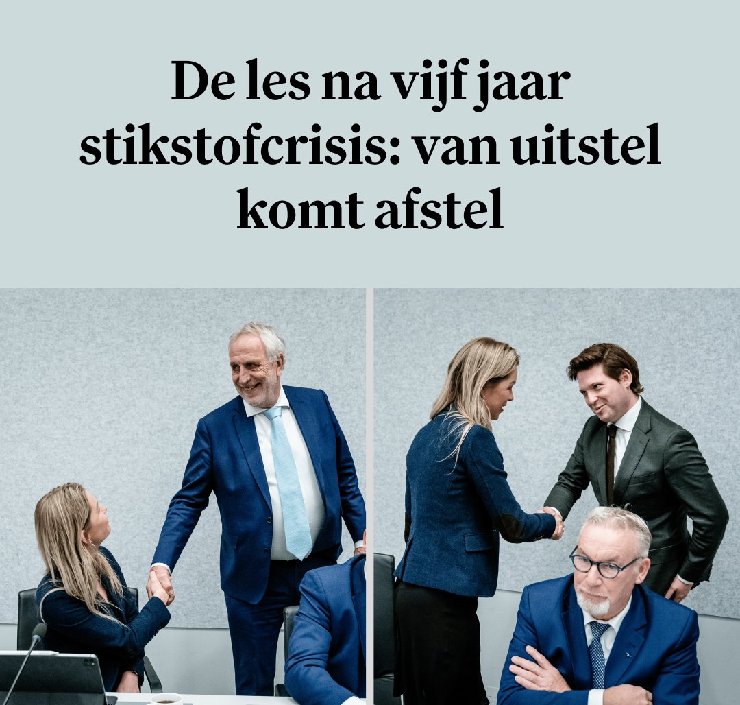 De les na vijf jaar stikstofcrisis: van uitstel komt afstel.

Lees verder: corr.es/63d8bb