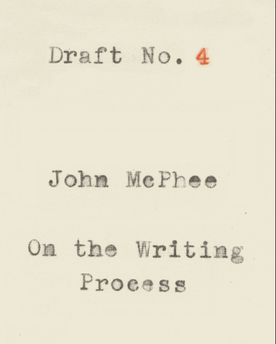 iamaniku's tweet photo. 1/
#dailybook #oneworldlearn #capsulebookreview
John McPhee's "Draft No. 4: On the Writing Process" is a masterful collection of essays that offers invaluable insights into the craft of writing, emphasizing the importance of structure, revision, and selection while providing both inspiration and practical advice for writers at all levels.
