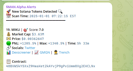 RealManOnSol's tweet photo. 🚨 $MAN Alpha Alerts Deliver Again! 🚨

Another 10x gem spotted in just 5 hours! 💎
Our tools keep finding hidden treasures in the Solana ecosystem.
💡 Want to be ahead of the curve?
Join the $MAN cult (@RealManOnSol) and gain access to whale alerts, meme bots, and alpha tools—built to help you win.

📈 2025 is the year of $MAN. Don’t miss out.