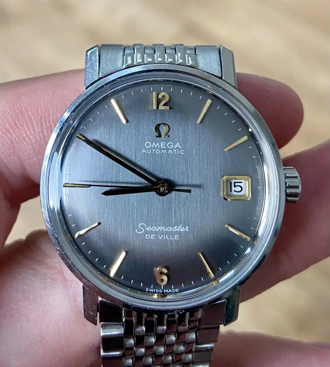omegaforums's tweet image. An unusual vintage #Omega #Seamaster #DeVille with brushed metallic grey dial and contrasting hardware in steel by #Omegaforums Member DavidT
omegaforums.net/threads/opinio…