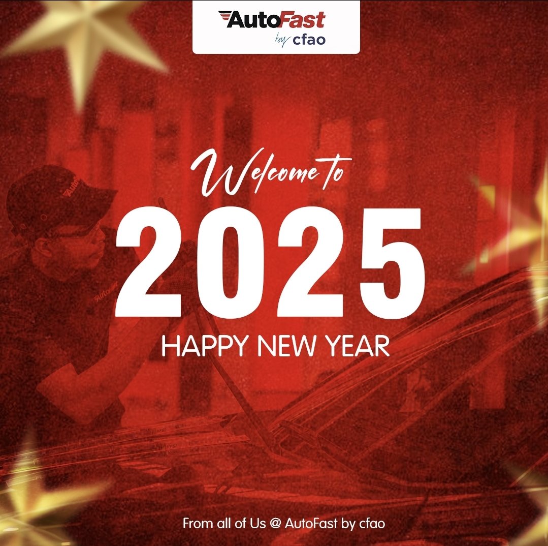 AutofastN's tweet photo. Happy New Year from AutoFast by CFAO! 🚗
Wishing you a smooth and safe drive throughout the year ahead

#happynewyear
#newyear
#AutoFastbyCfao
#AllMakesAllModels https://t.co/Bdl6pXZHwf
