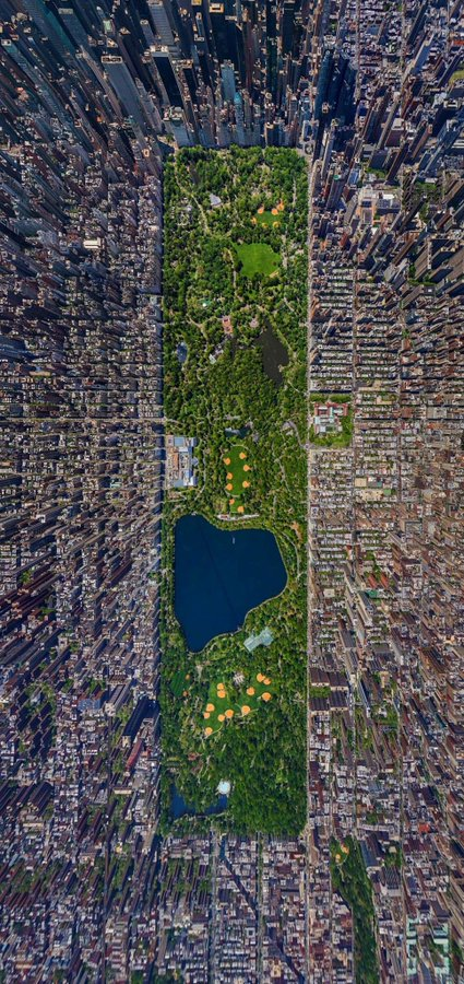 CapitalBlindado's tweet photo. Hilo sobre vistas alternativas de lugares emblemáticos que (probablemente) no has visto antes. 🧵

1. Central Park, Nueva York. https://t.co/oBpBD8UVVI