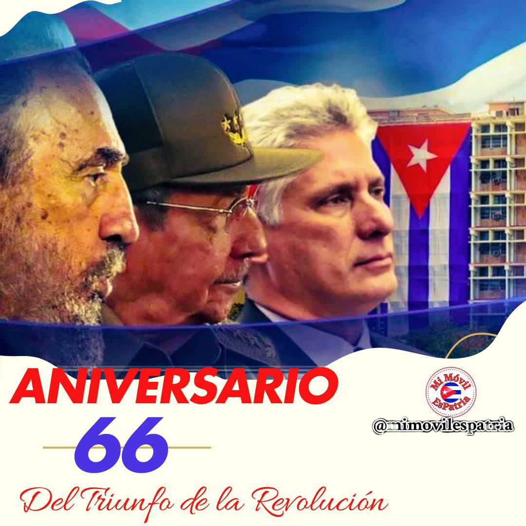 Feliz 2025 y feliz Aniversario de la Revolución Cubana!!!!!