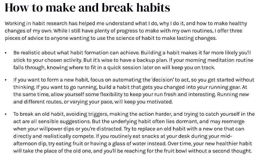 Benjamin Gardner (@drbengardner) on Twitter photo 💡New Year’s Resolutions: Let's Talk Habits!
My new <a href="/BPSOfficial/">British Psychological Society</a> article summarises my lab's cutting-edge #habit research – and some personal experience – to offer tips on effective behaviour change
👉 bps.org.uk/psychologist/n…
#NewYearsResolutions
<a href="/SurreyPsych/">Surrey Psychology@surreypsychology.bsky.social</a> <a href="/PippaLally/">Dr Pippa Lally</a> 💡New Year’s Resolutions: Let's Talk Habits!
My new <a href="/BPSOfficial/">British Psychological Society</a> article summarises my lab's cutting-edge #habit research – and some personal experience – to offer tips on effective behaviour change
👉 bps.org.uk/psychologist/n…
#NewYearsResolutions
<a href="/SurreyPsych/">Surrey Psychology@surreypsychology.bsky.social</a> <a href="/PippaLally/">Dr Pippa Lally</a>