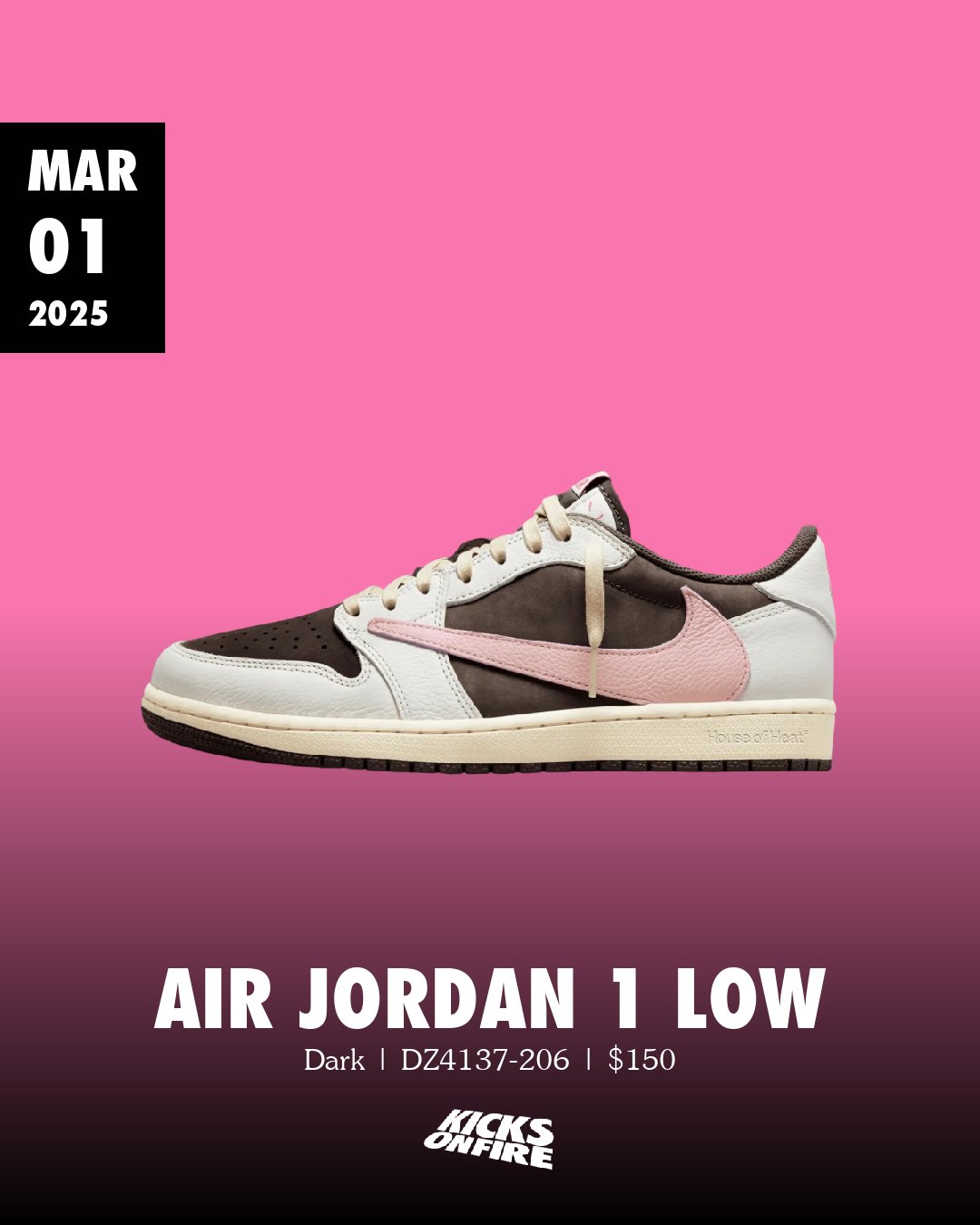 Travis Scott × Nike Air Jordan 1 Low PS ✓Travis Scott Nike Air Jordan 1 Low OG SP (PS) Size 2.5Y