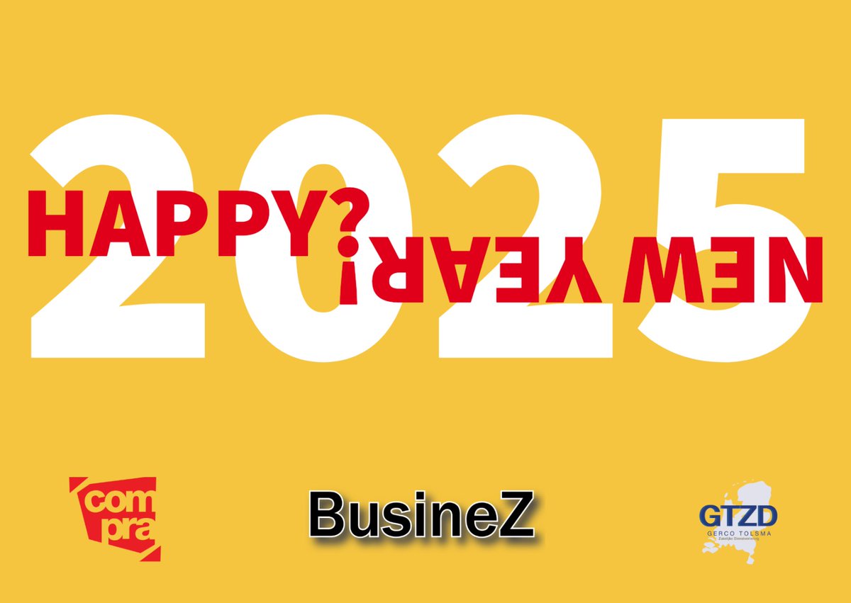 Front- en backoffice #BusineZmagazine <a href="/haarlemmermeer/">Haarlemmermeer</a> e.o. wenst iedere ondernemer een vooral gezond maar ook zeker een succesvol #BusineZ 😉 2025 toe ! 
<a href="/compra/">Compra</a> #gtzd #BusineZmysteryshopping #BusineZclub
